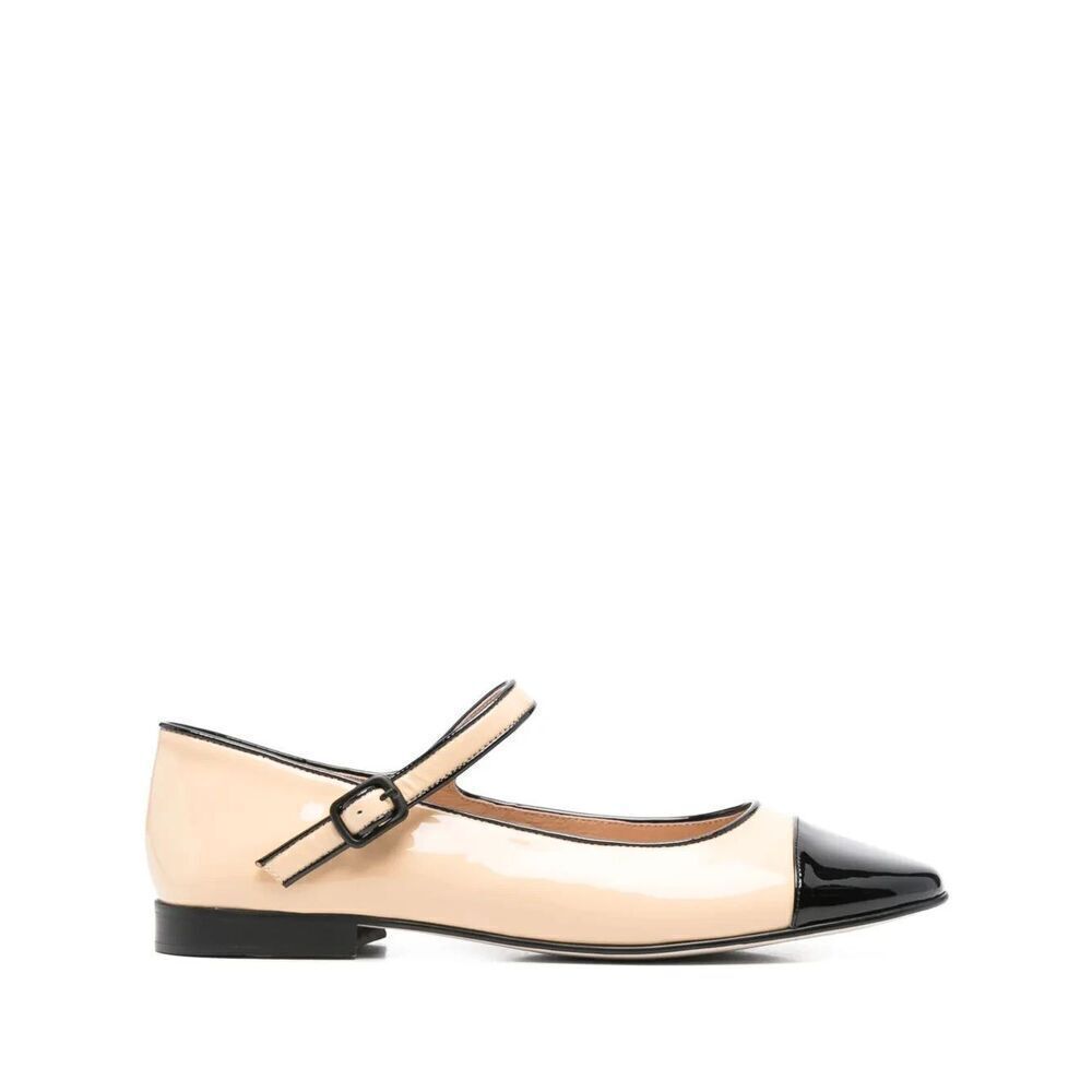 New $350 JEFFREY CAMPBELL Curvet Patent Leather Mary Jane Ballerina Flats 9.5